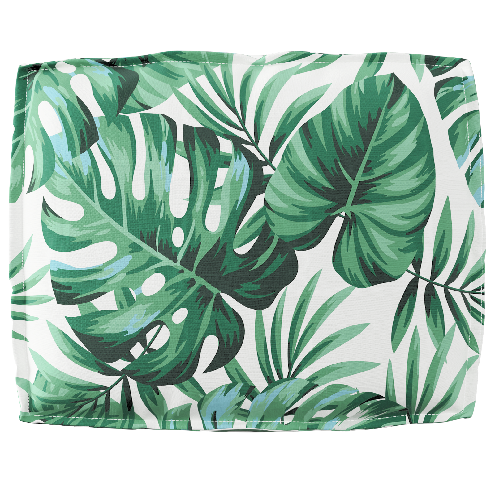Almofada de palete para encosto Floral Padrão de folhas