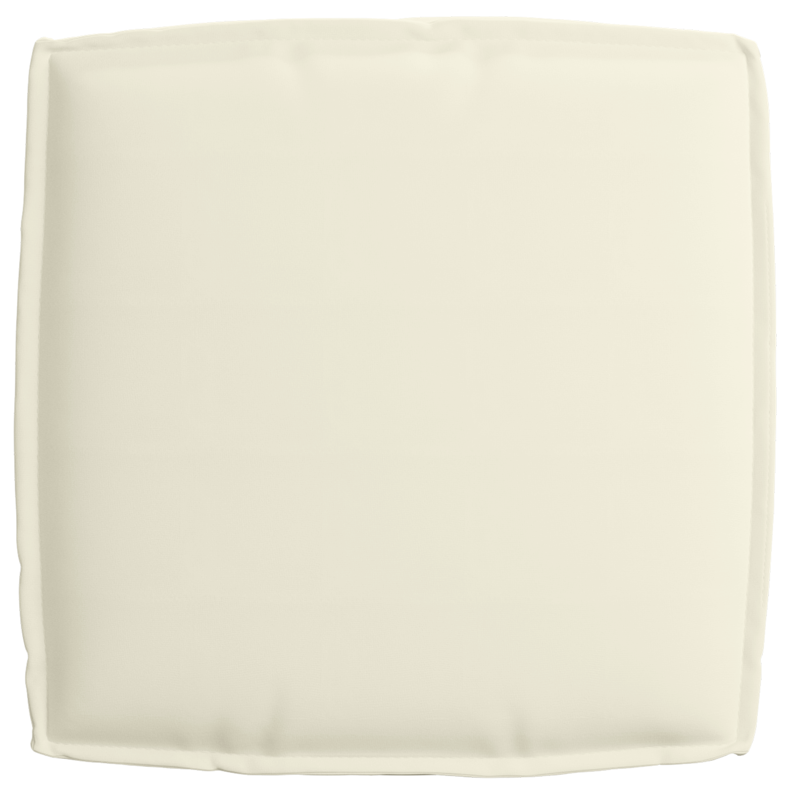 Almofada de palete para assento Creme 60 x 60 x 12 cm