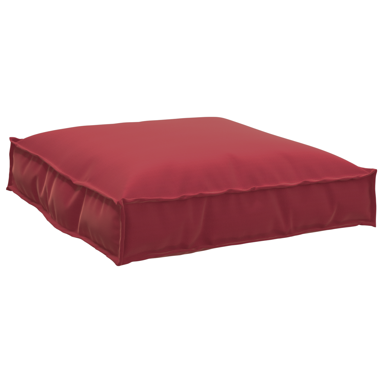 Almofada de palete para assento Vinho Vermelho 70 x 70 x 12 cm
