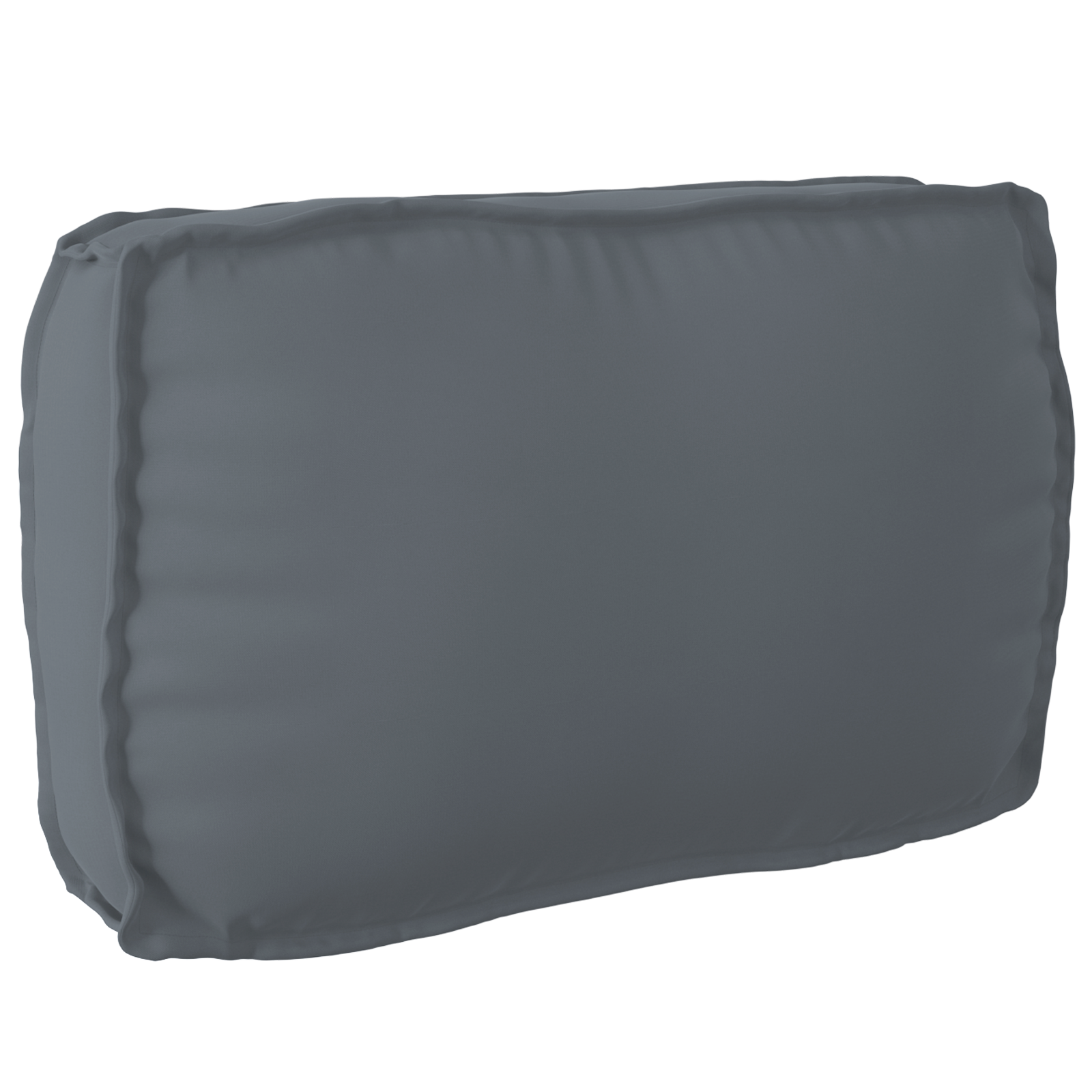 Almofada de palete para encosto Antracite 70 x 40 x 12 cm