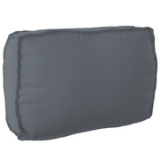 Almofada de palete para encosto Antracite 70 x 40 x 12 cm