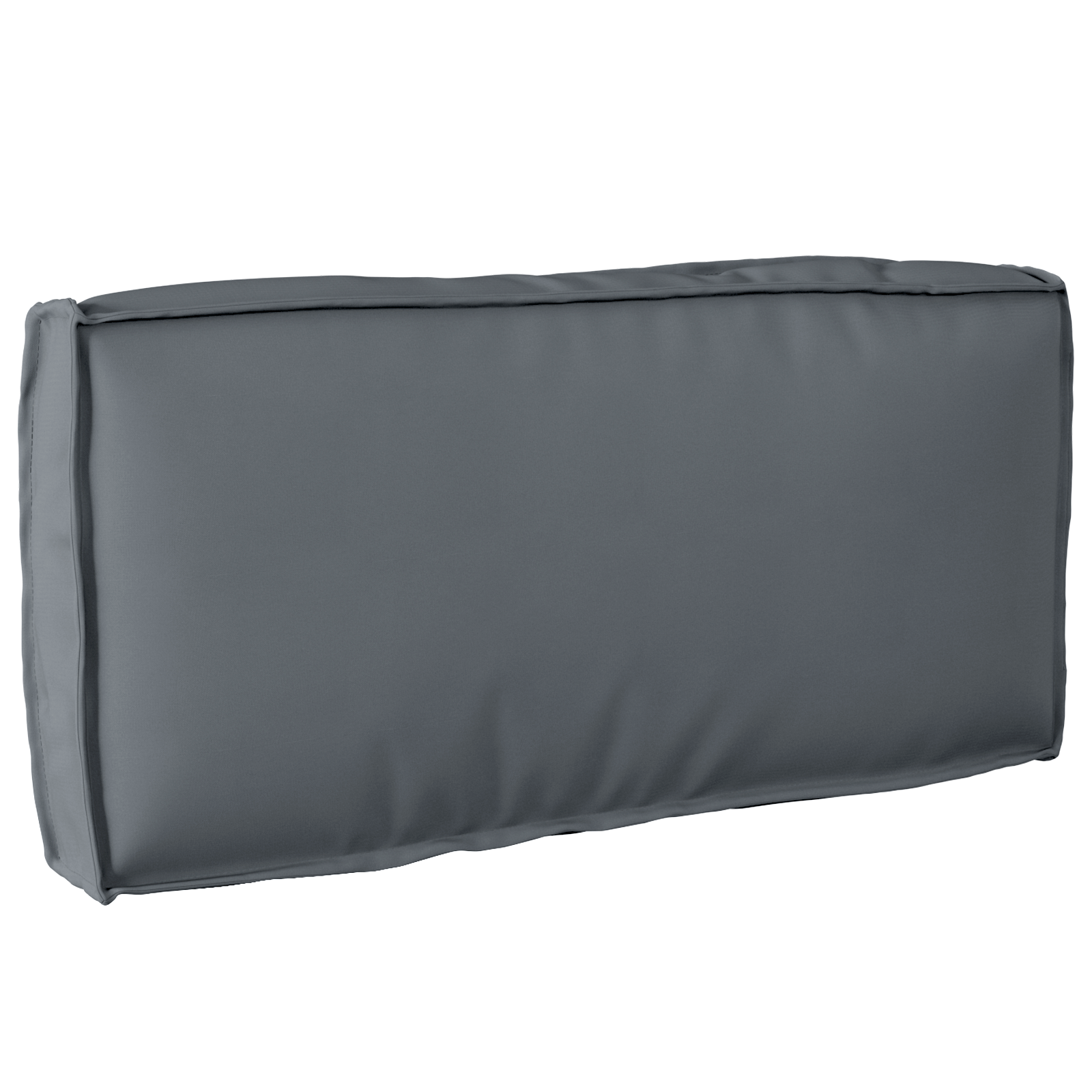 Almofada de palete para encosto Antracite 80 x 40 x 12 cm