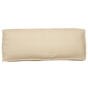 Almofada de palete para encosto Bege 120 x 40 x 12 cm