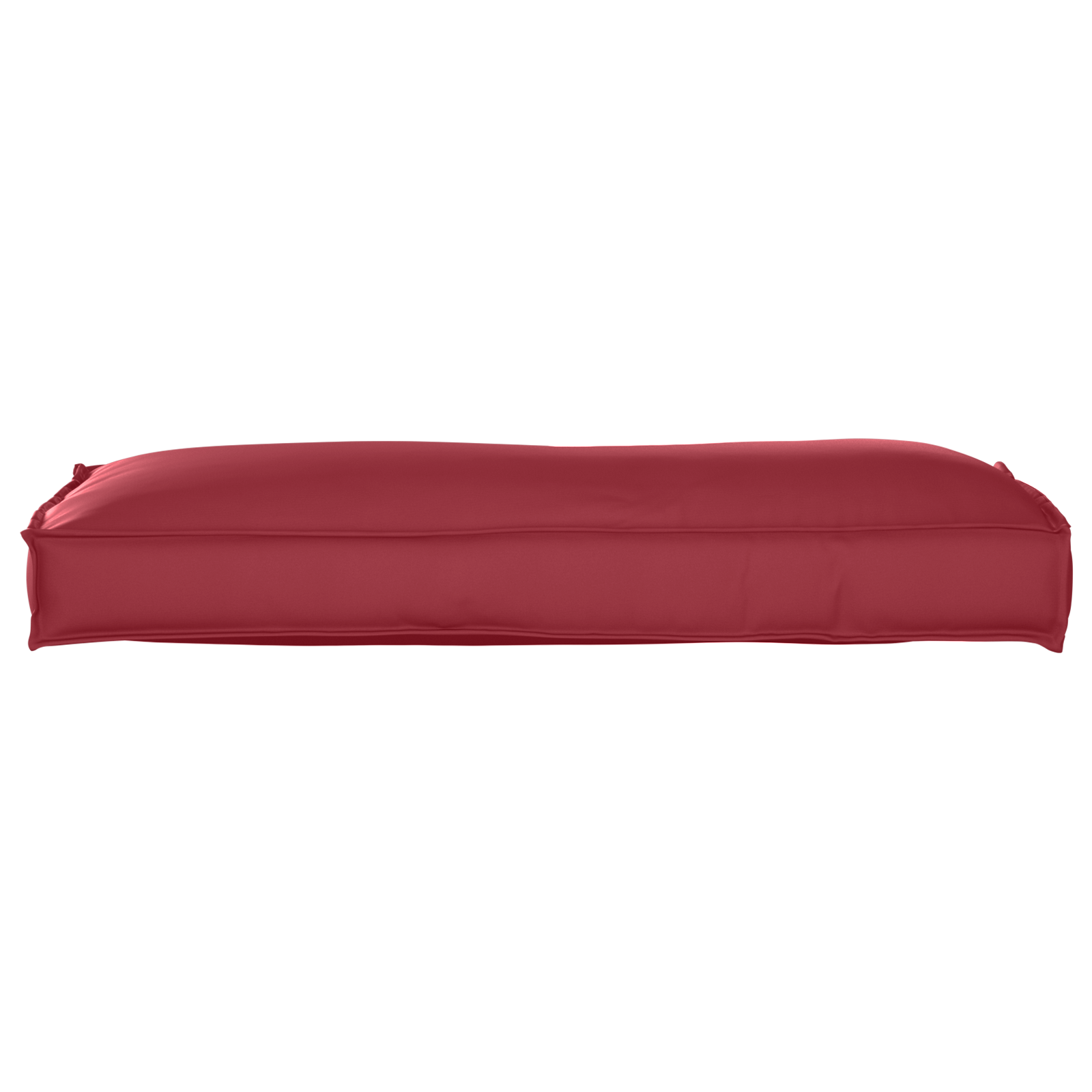 Almofada de palete para encosto Vinho Vermelho 120 x 40 x 12 cm