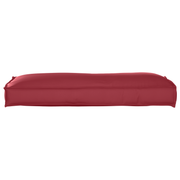 Almofada de palete para encosto Vinho Vermelho 120 x 40 x 12 cm