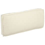 Almofada de palete para assento / encosto Creme 120 x 50 x 12 cm