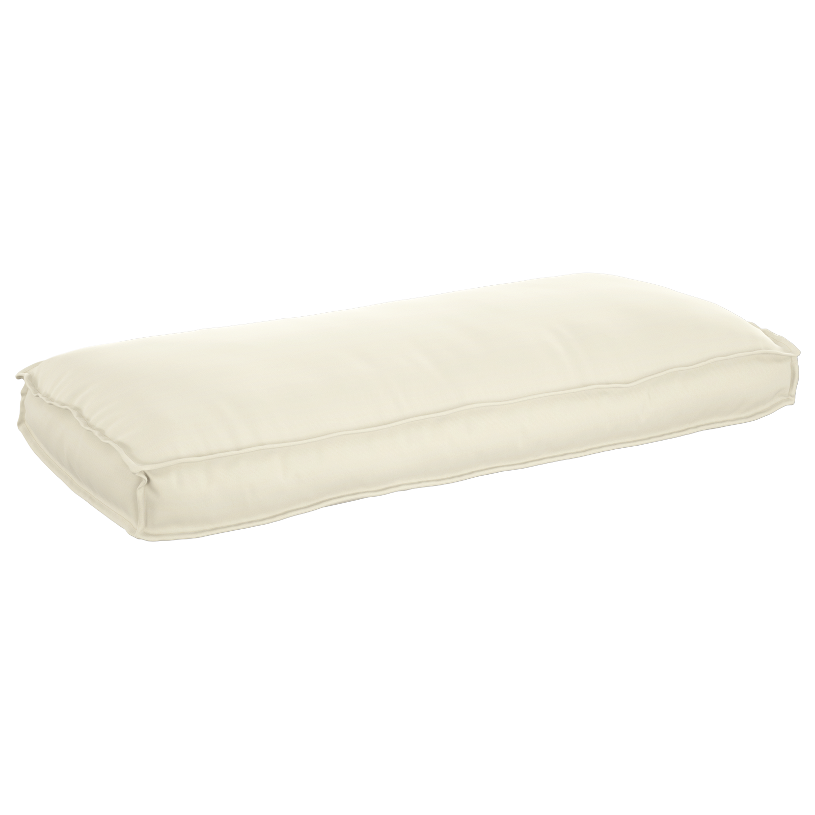 Almofada de palete para assento / encosto Creme 120 x 50 x 12 cm