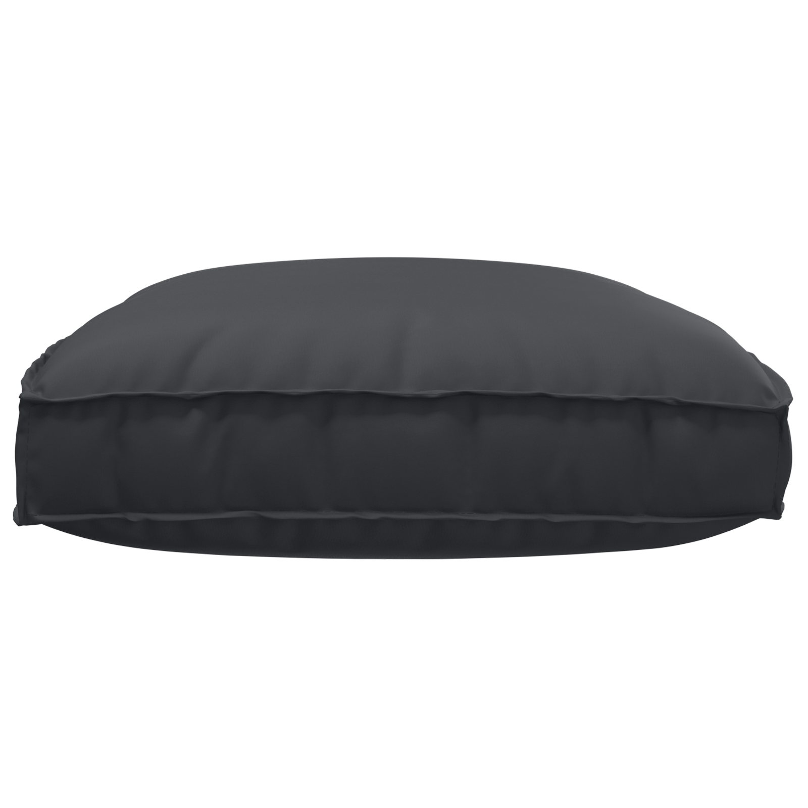 Almofada de palete para assento Preto 120 x 80 x 12 cm