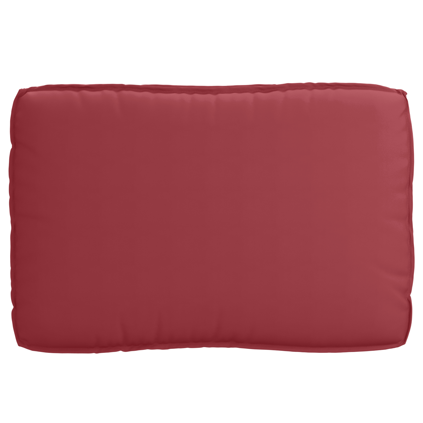 Almofada de palete para assento Vinho Vermelho 120 x 80 x 12 cm