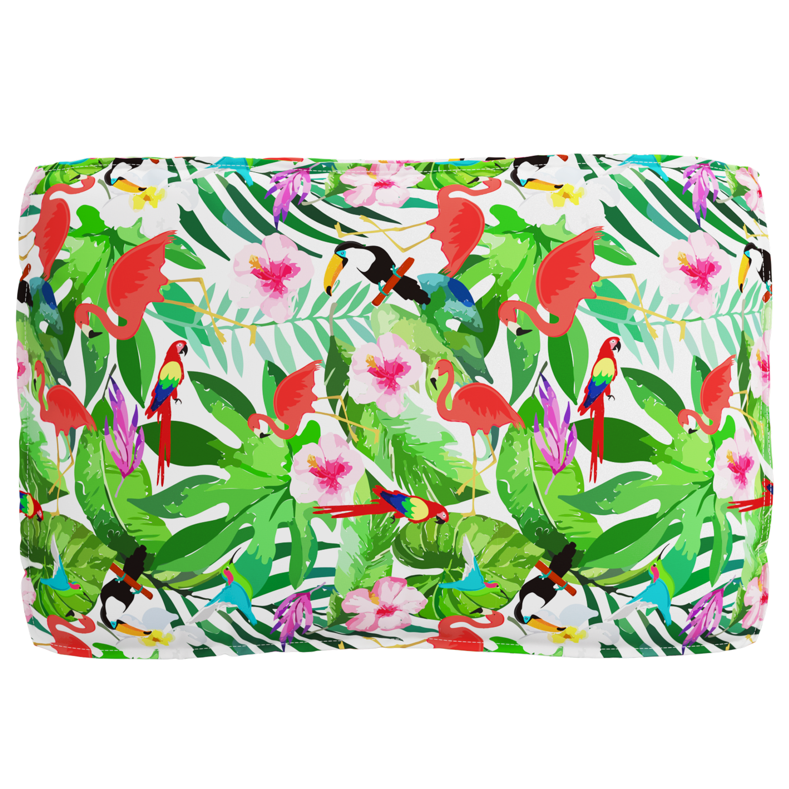 Almofada de palete para assento Multicolor 120 x 80 x 12 cm