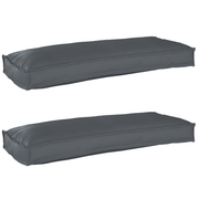 Conjunto de Almofadas para Palete 2 pcs Antracite