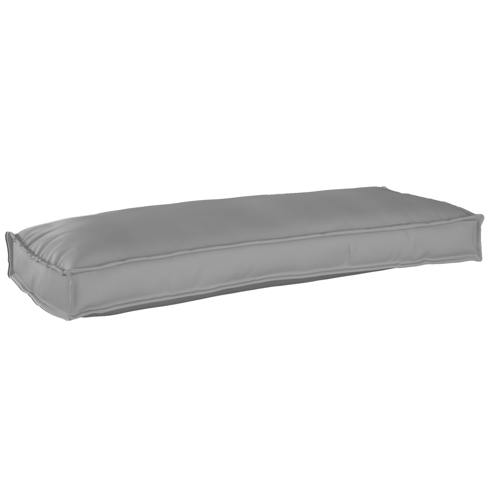 Conjunto de Almofadas para Palete 2 pcs Cinzeto 100 x 40 x 8 cm