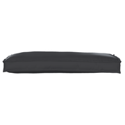Conjunto de Almofadas para Palete 2 pcs Preto 100 x 40 x 8 cm