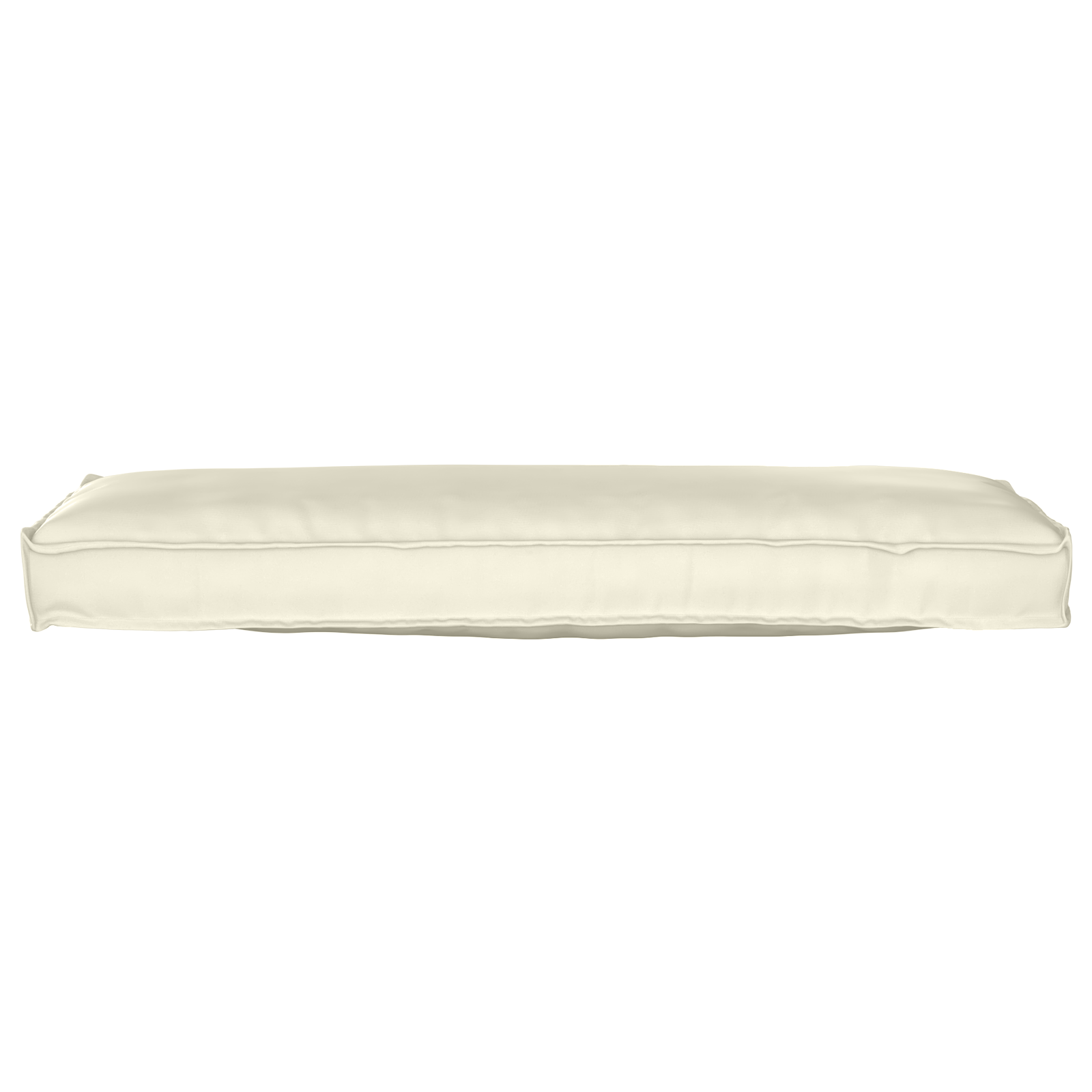 Conjunto de Almofadas para Palete 2 pcs Creme 120 x 40 x 8 cm