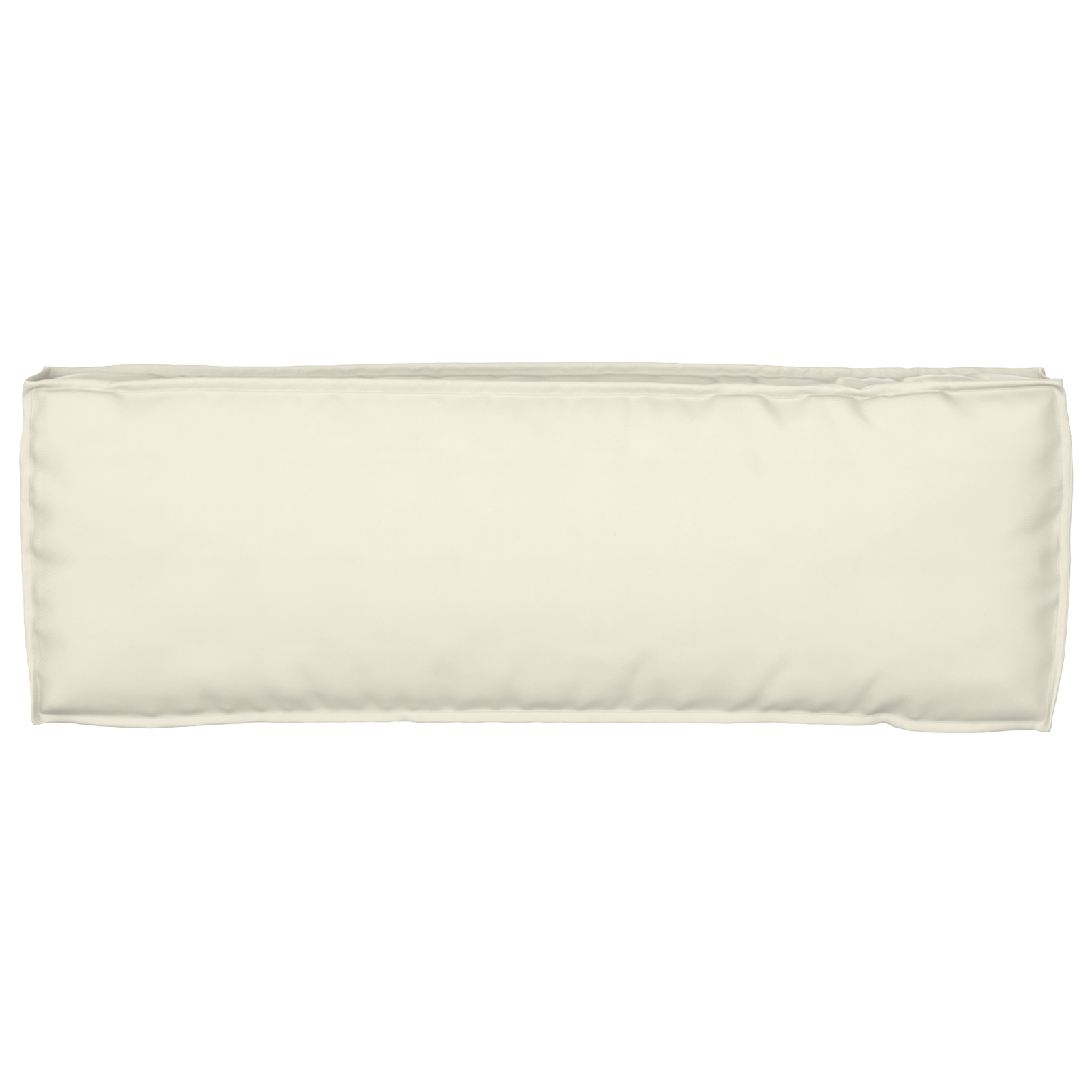 Conjunto de Almofadas para Palete 2 pcs Creme 120 x 40 x 8 cm