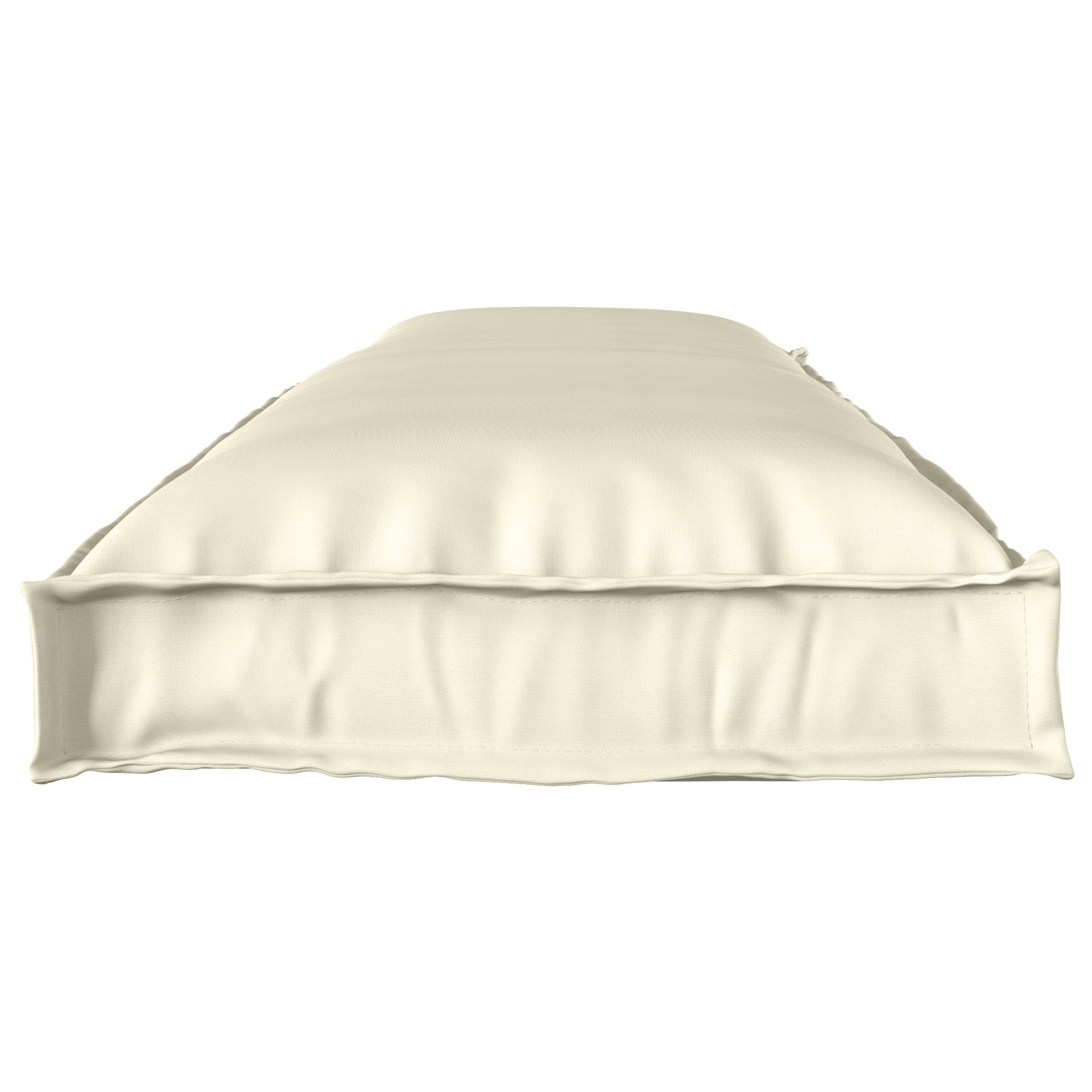 Conjunto de Almofadas para Palete 2 pcs Creme 150 x 40 x 8 cm