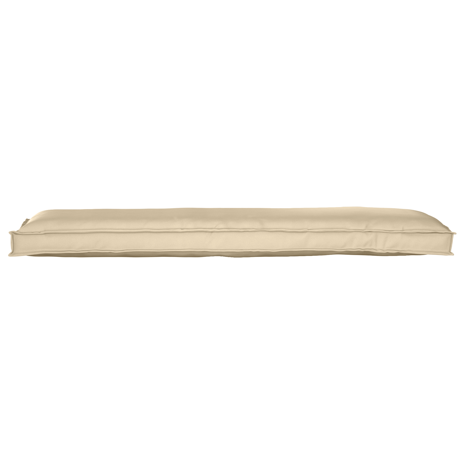 Conjunto de Almofadas para Palete 2 pcs Bege 150 x 40 x 8 cm