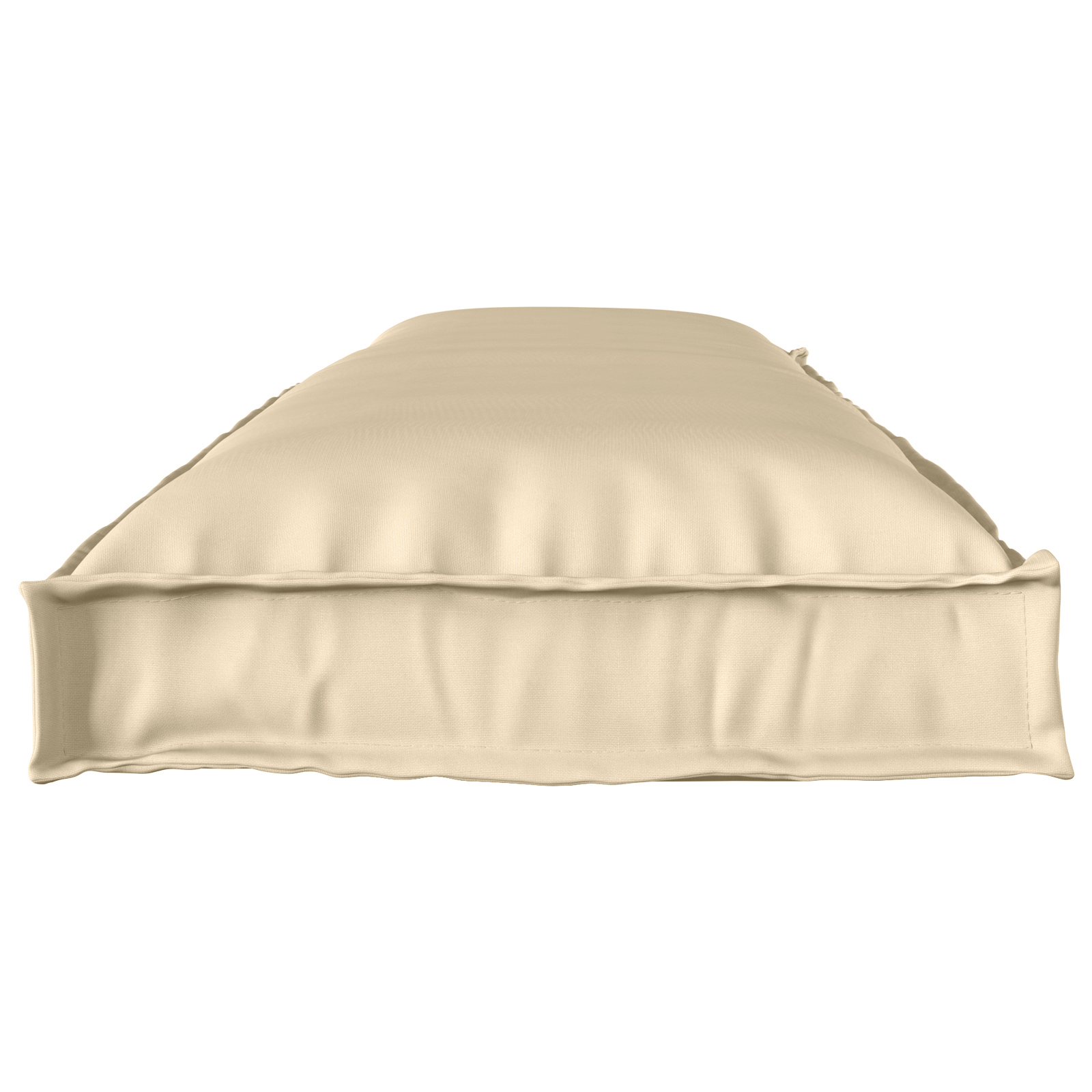 Conjunto de Almofadas para Palete 2 pcs Bege 150 x 40 x 8 cm