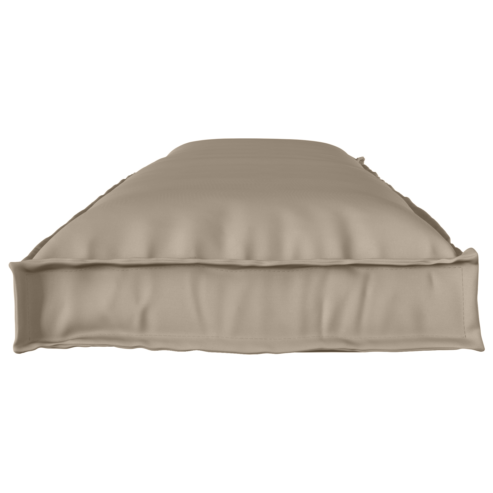 Conjunto de Almofadas para Palete 2 pcs Cinzento-acastanhado