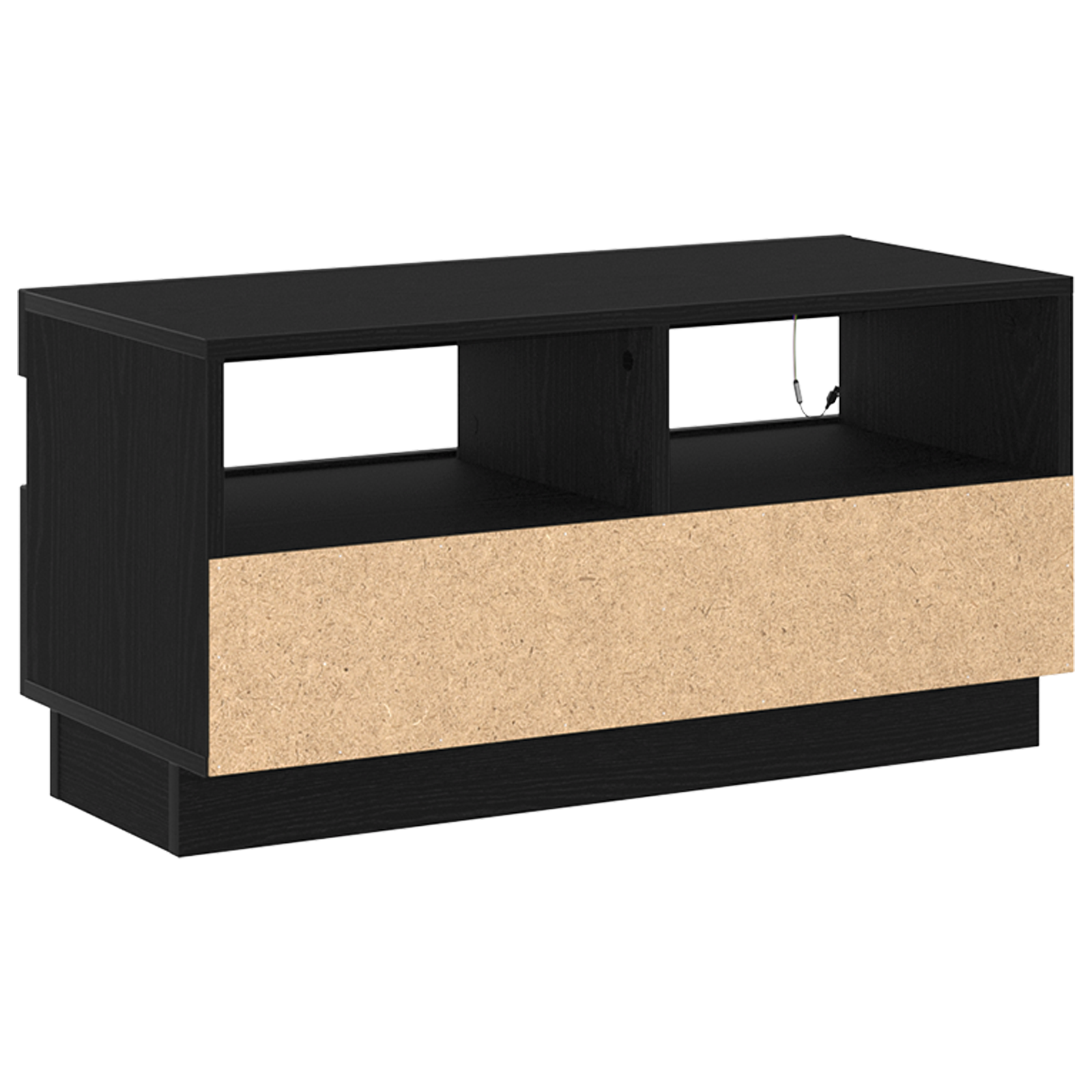 Gabinete para TV Carvalho Preto 80 x 35 x 40 cm