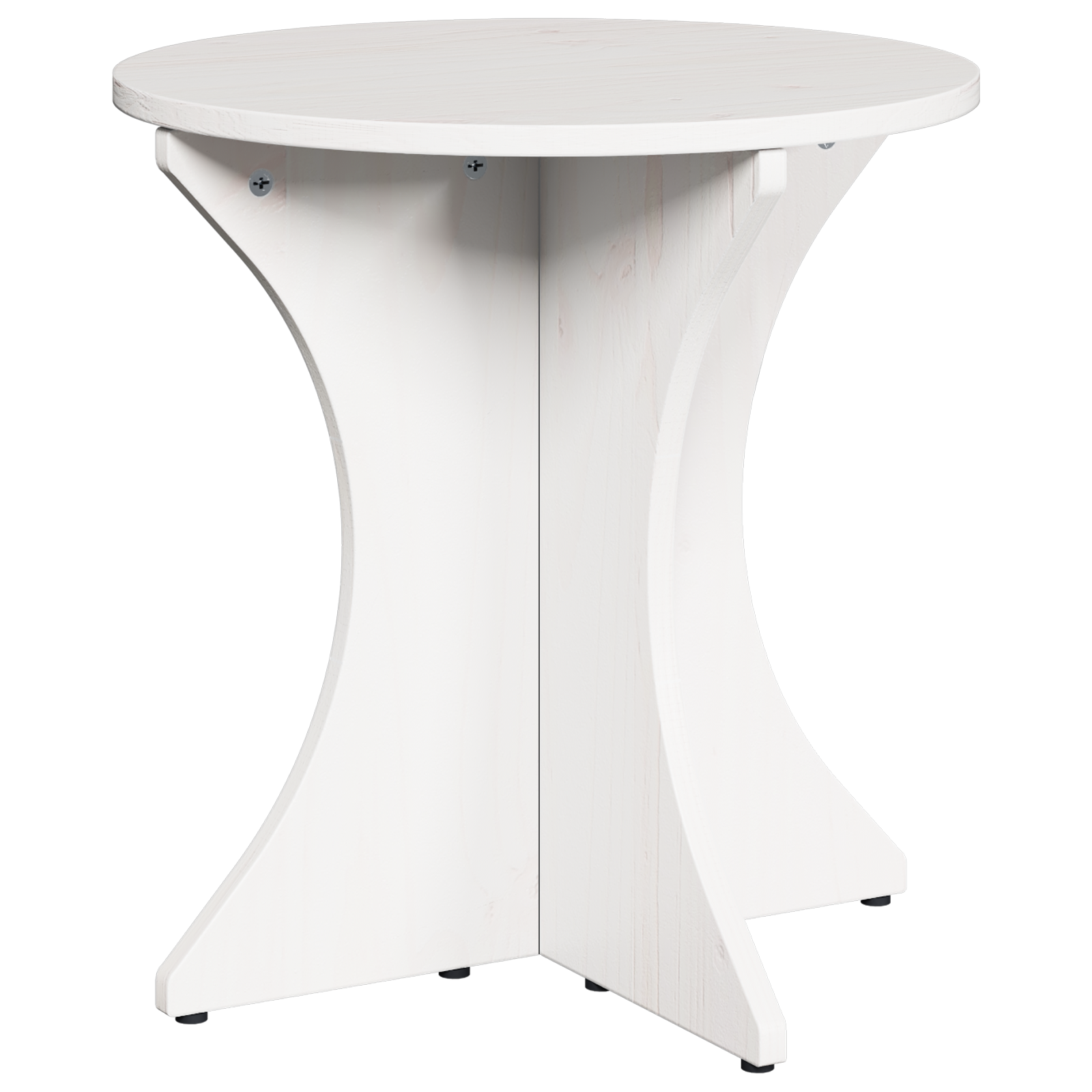 Mesa de centro 3 pcs Branco 46 x 46 x 47 cm