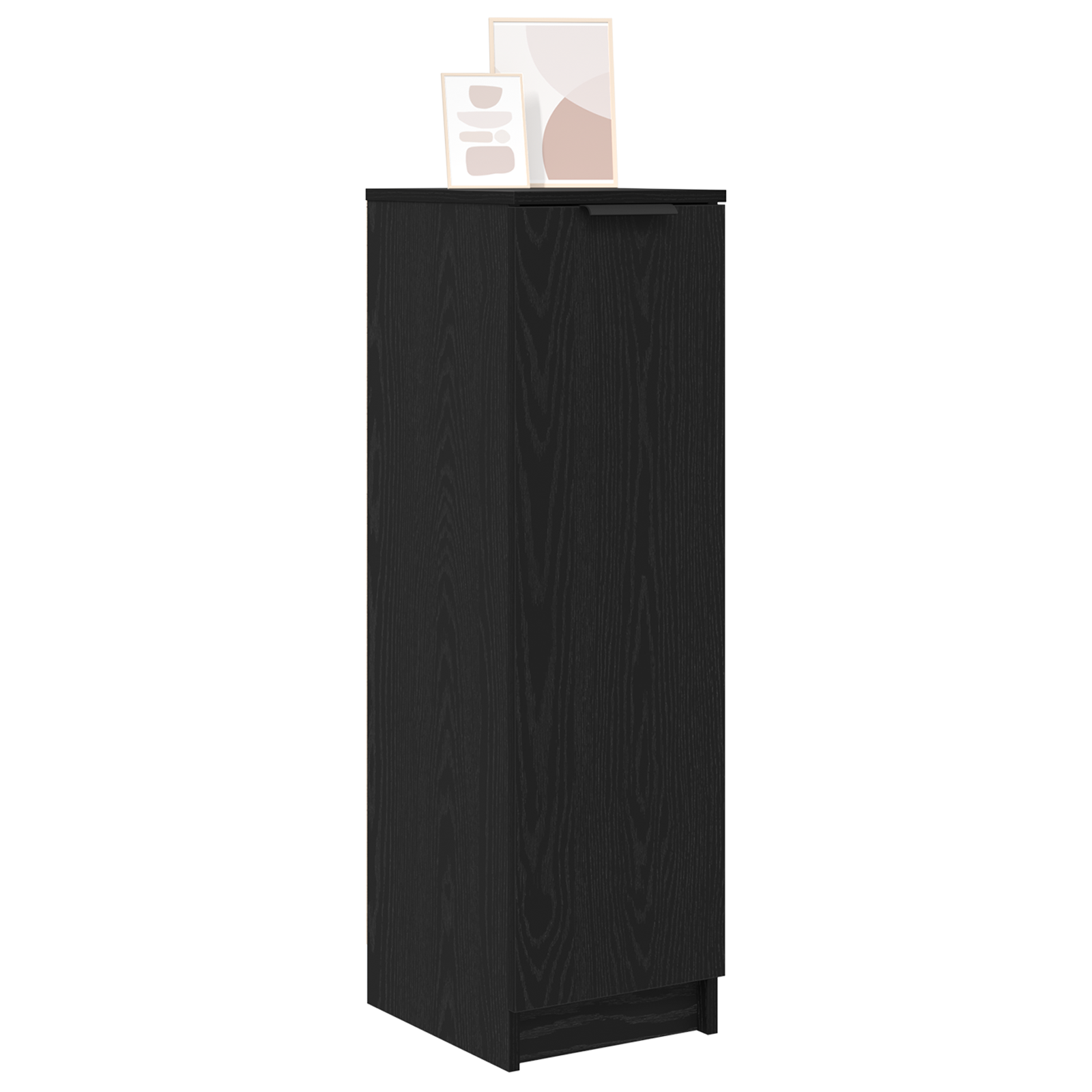 Armário para sapatos Carvalho preto 29.5 x 35 x 101 cm