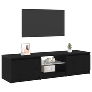 Gabinete para TV Carvalho Preto 140 x 38,5 x 36 cm