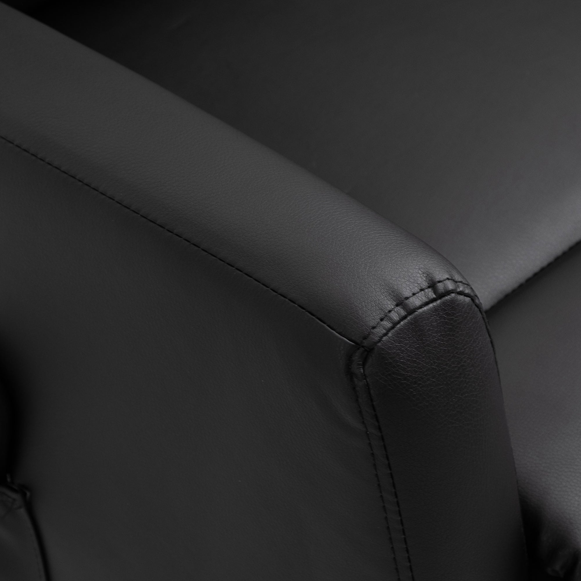 Poltrona Relax Levanta Pessoas Reclinável 145° Preto 67x95x105 cm