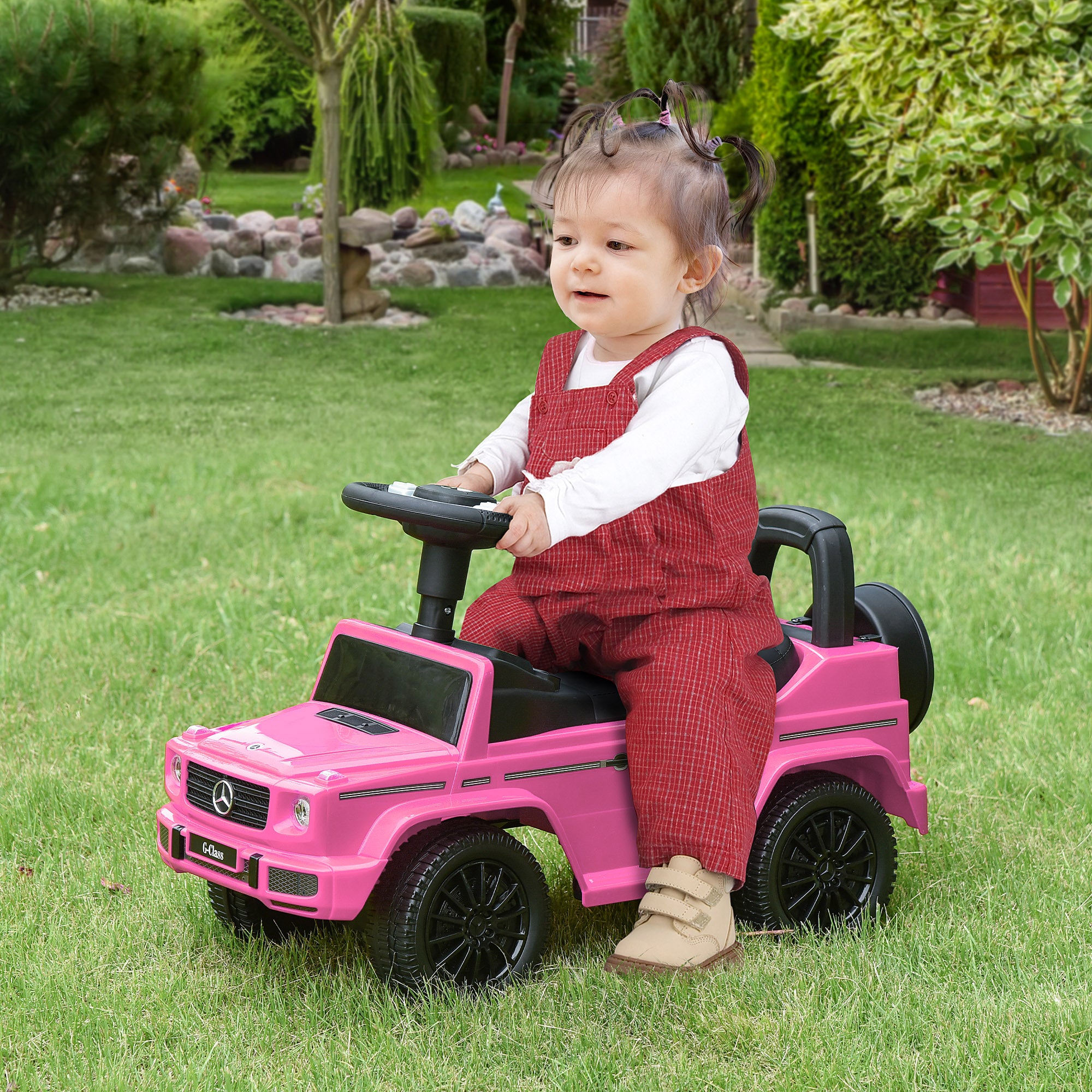 Carro Andador para Bebés 62,5x28,5x45 cm Rosa