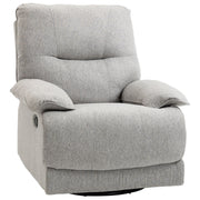 Poltrona Reclinável Cinza Claro 89x98x101 cm - Conforto e Estilo para sua Sala de Estar