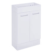 Móvel de Casa de Banho Branco 50x86x25 cm com Lavatório Cerâmico