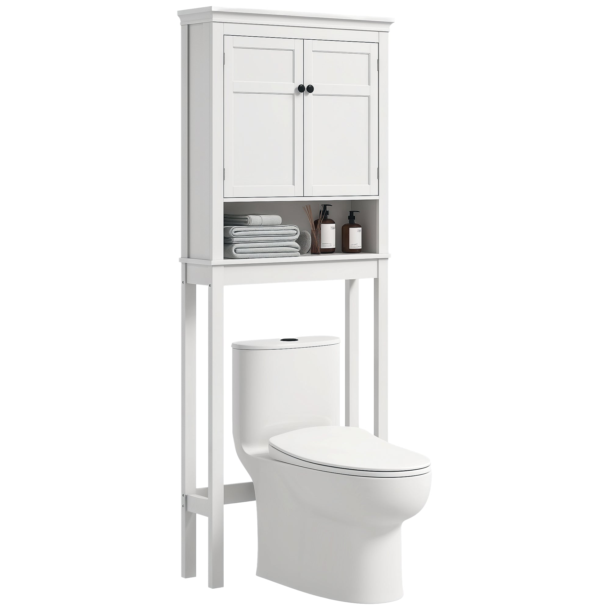 Armário para Máquina de Lavar Roupa 70x20x175 cm Branco