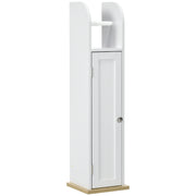Armário Casa de Banho Compacto Branco 20x20x80 cm - Prateleiras Ajustáveis