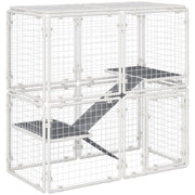 Recinto Metálico 68x68x2,5cm - Branco