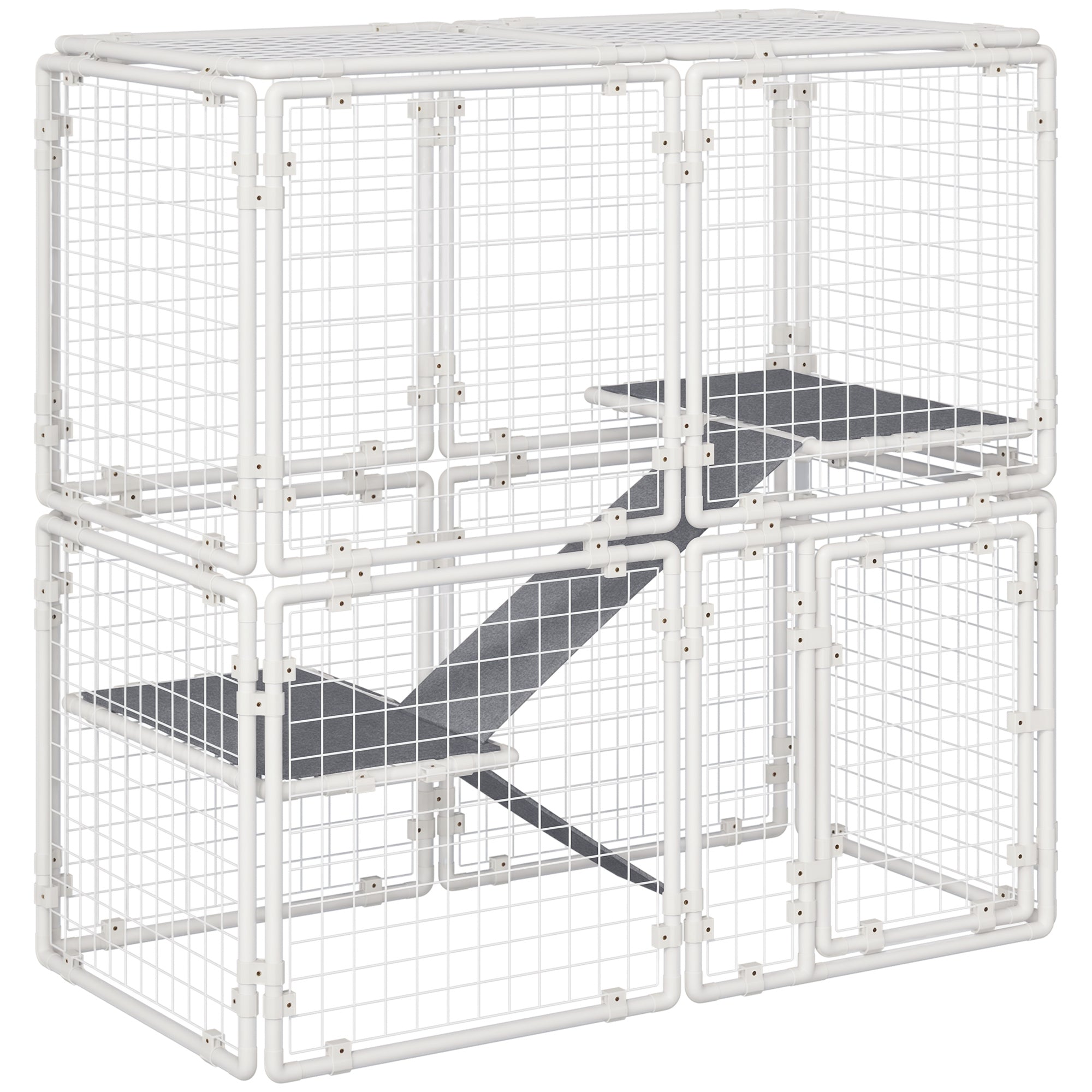 Recinto Metálico 68x68x2,5cm - Branco