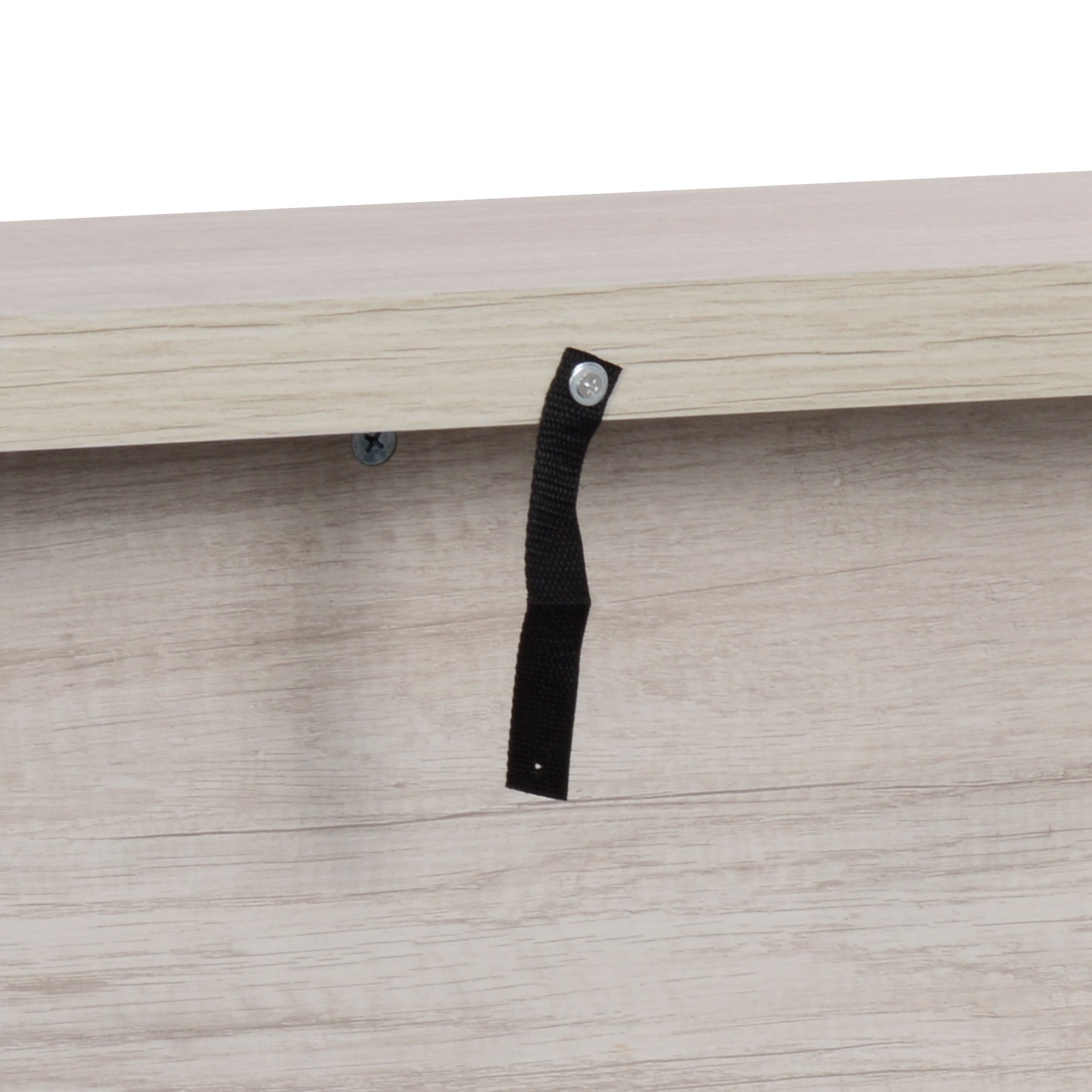 Lareira Elétrica Decorativa – 96,5x22x81,7 cm – Madeira Clara