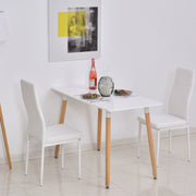 Mesa de Sala de Jantar Nórdica 120x60x75 cm - Branco
