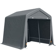 Abrigo de Exterior para Ferramentas e Bicicletas 280x240x240 cm - Cinzento