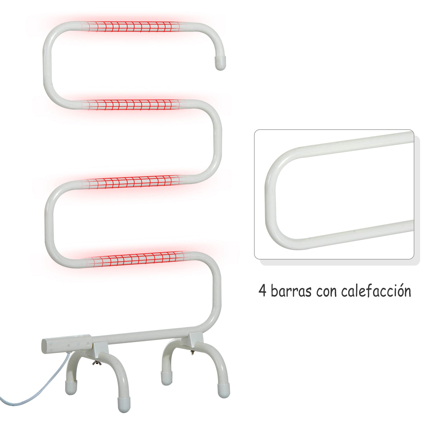 Aquecedor Térmico de Toalhas Curvas 50x30x95cm - Bege