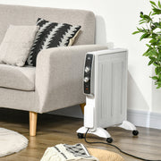 Aquecedor Elétrico – 47x26.5x61.5 cm – Branco – Aço e mica