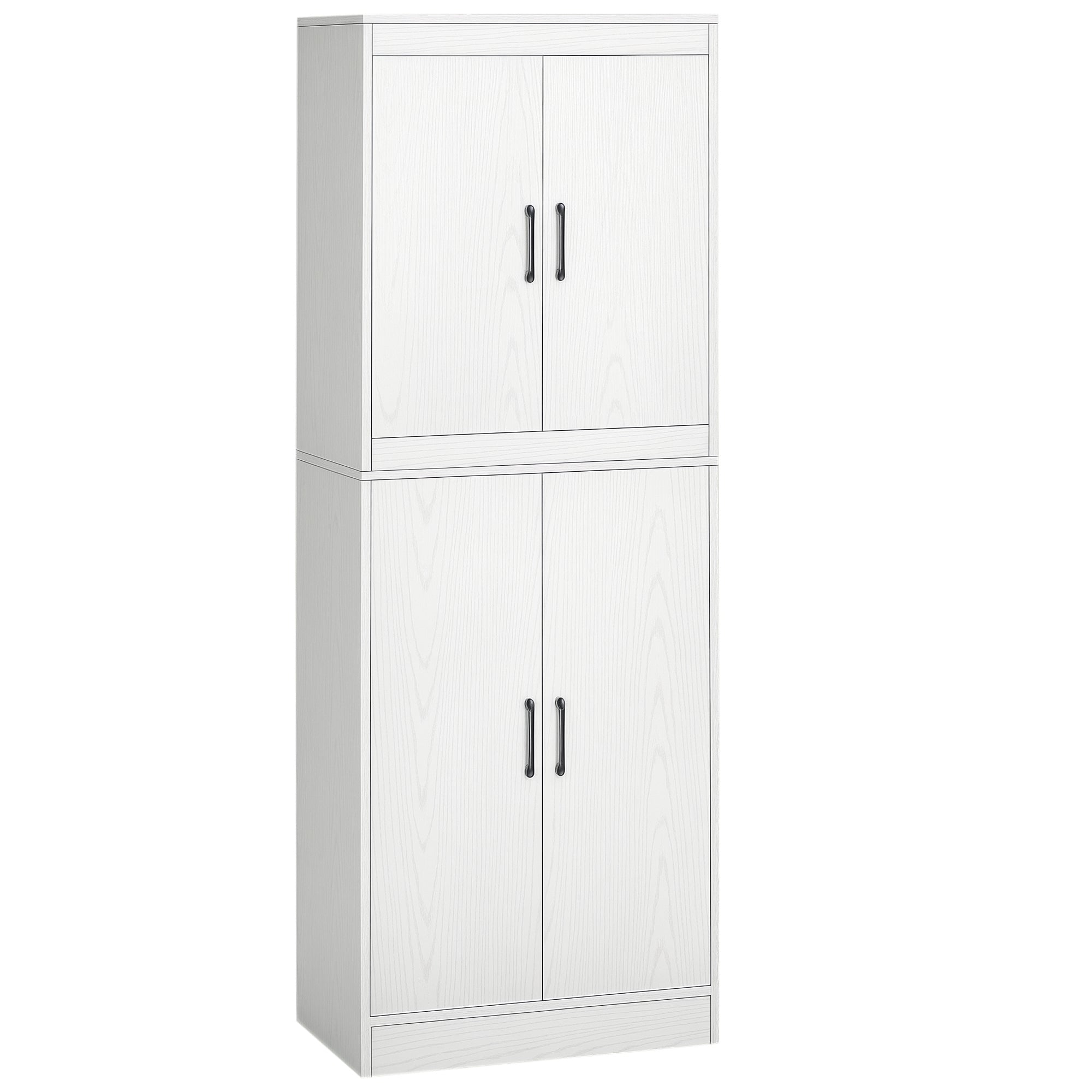 Armário de Cozinha Espaçoso 60x36x168 cm Branco