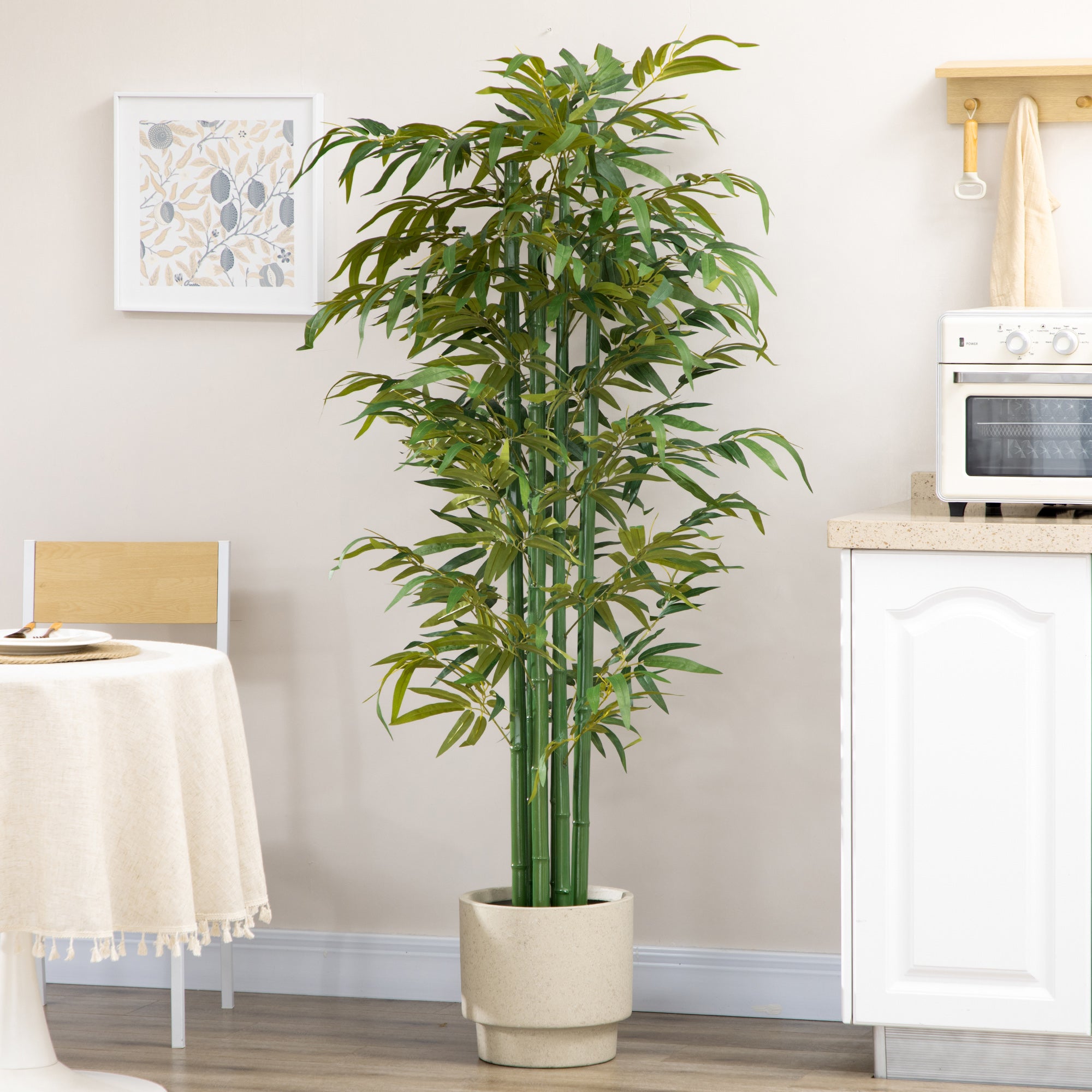 Planta Artificial Bambu em Vaso – 180cm – Verde – Plástico PE