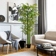 Planta Artificial Bambu em Vaso – 180cm – Verde – Plástico PE