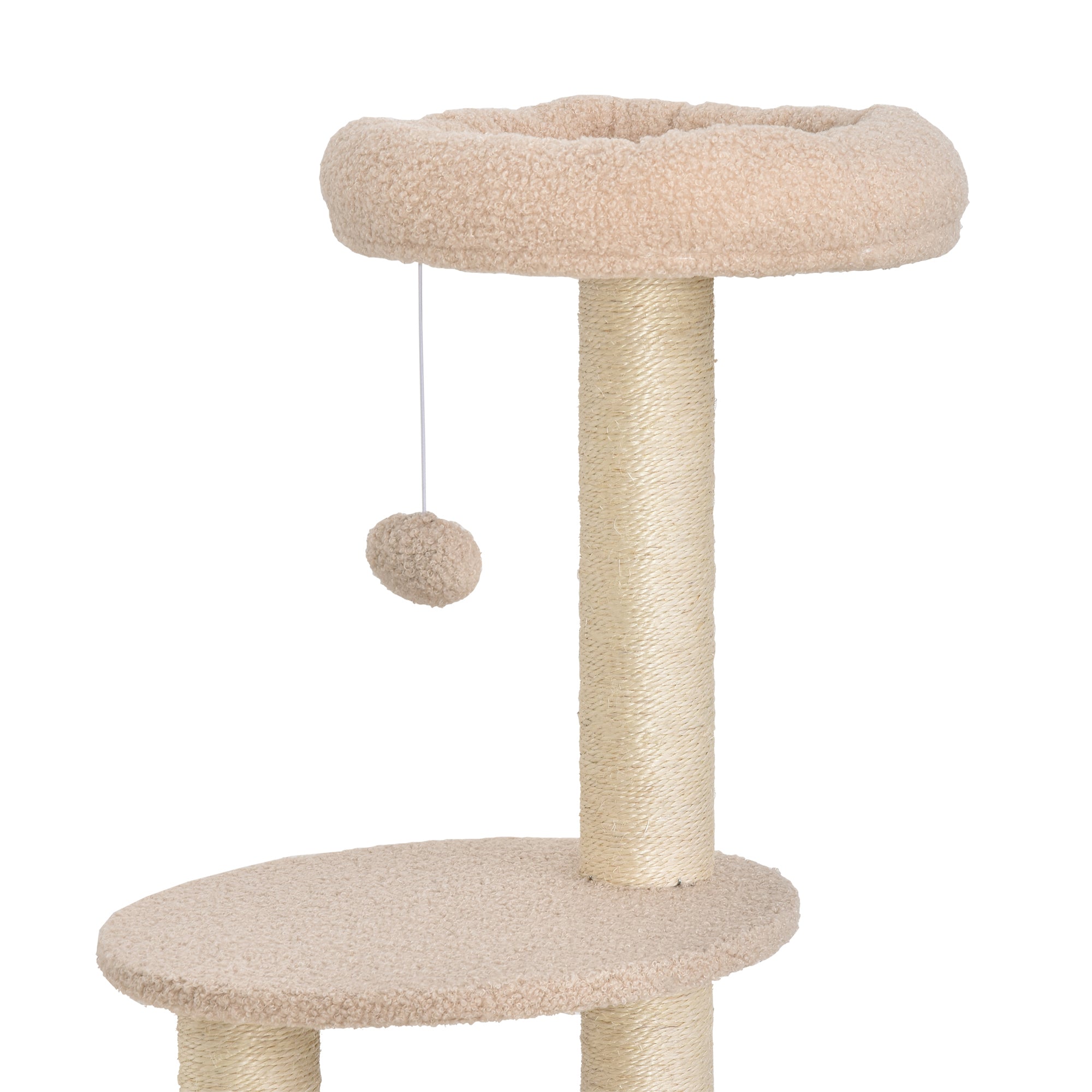 Arranhador para Gatos Altura 148 cm Bege