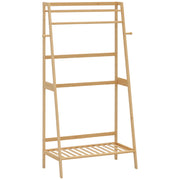Suporte para Cabides de Bambu 82x36.8x140cm Cor Madeira Natural