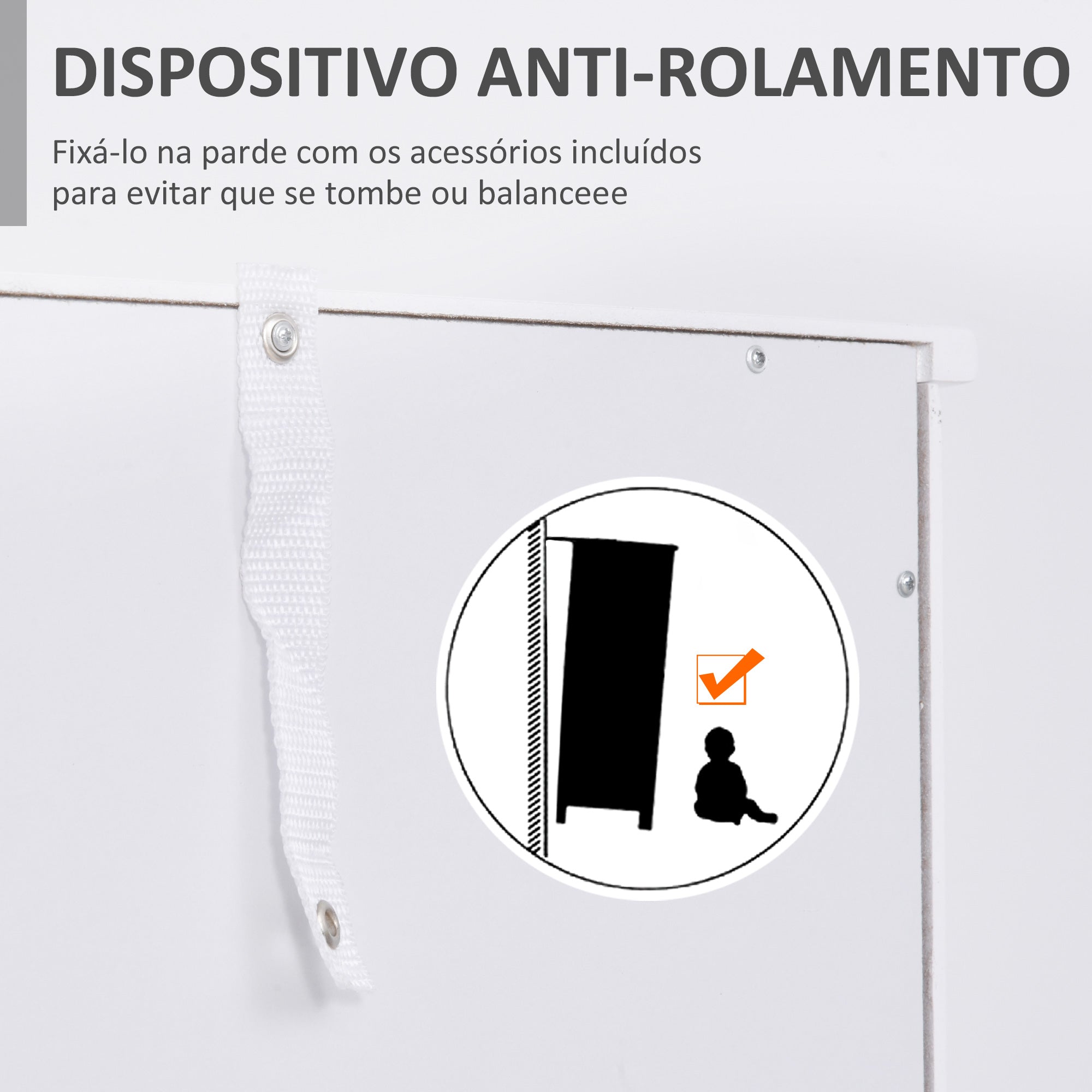 Armário Alto para Casa de Banho Moderno 40x27x171,5cm Branco