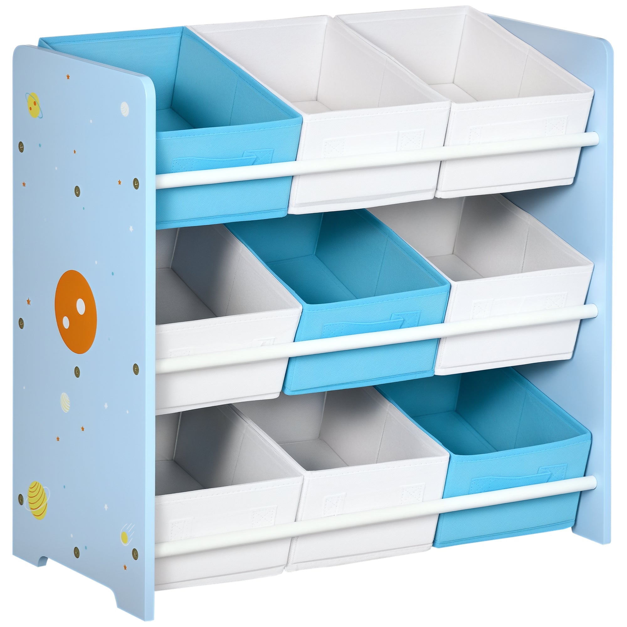 Estante Organizadora de Brinquedos Azul 63x30x60 cm