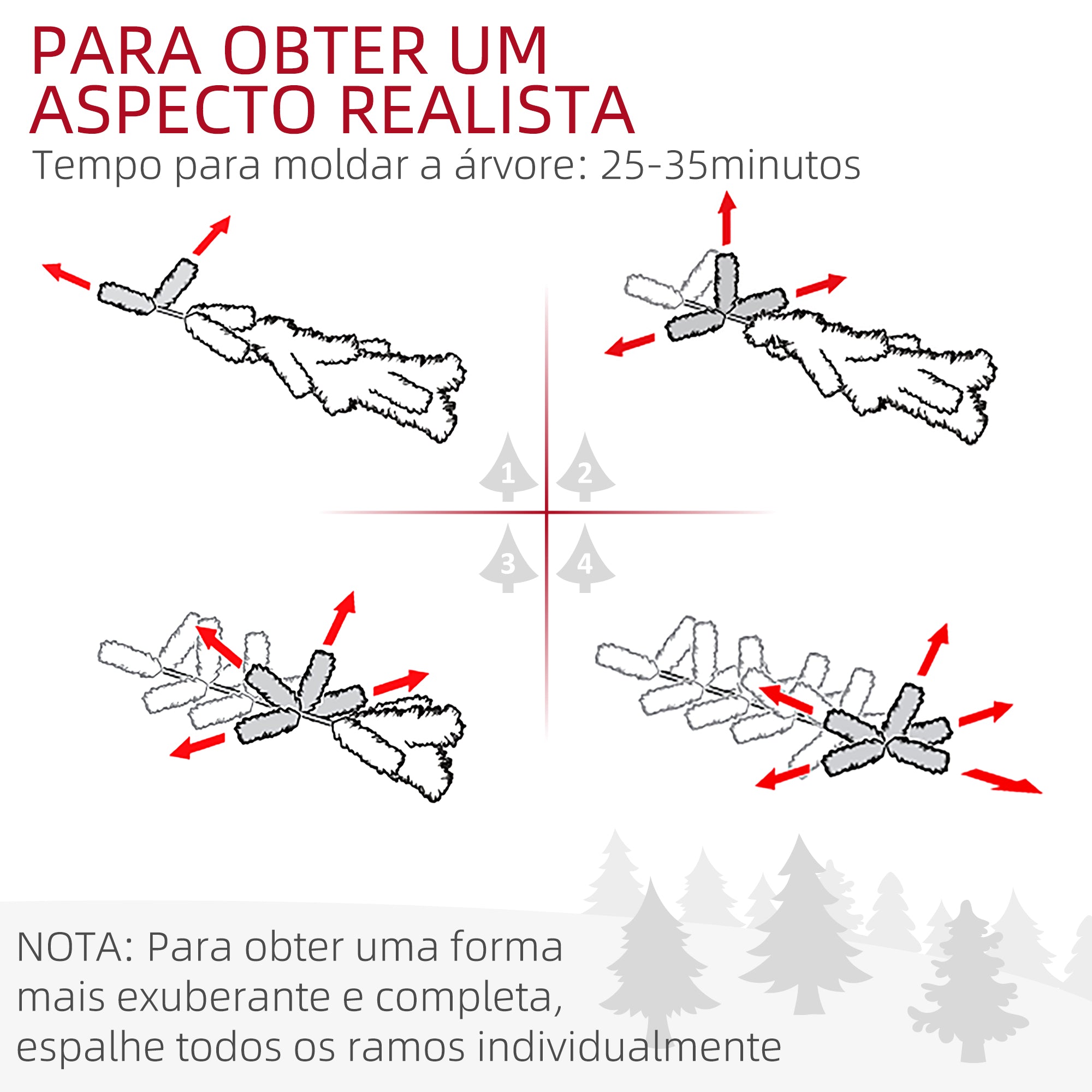 Árvore de Natal Artificial 180 cm Verde Ø74x180 cm