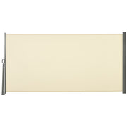 Toldo Lateral Retrátil 300x160 cm Creme Branco
