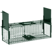 Armadilha para Animais Vivos 60x18x20 cm Verde Escuro